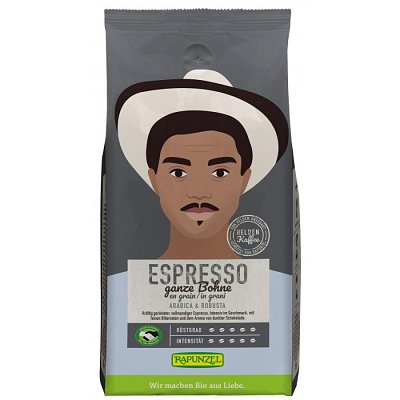 Cafea ecologica gusto espresso boabe - 250 g