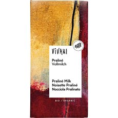 Ciocolata cu praline si lapte integral - 100 g