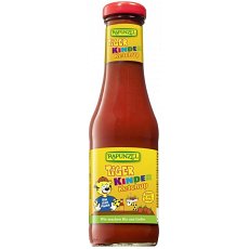 Ketchup de tomate bio indulcit cu nectar de mere pentru copii - 450 ml