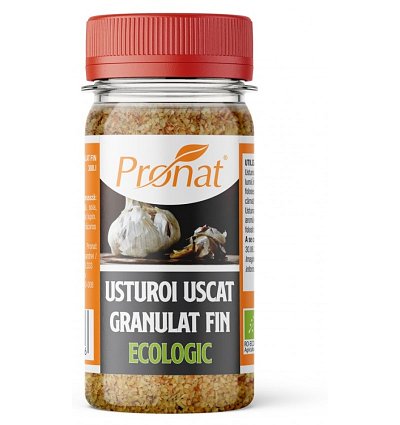 Usturoi uscat granulat fin BIO, 60 g