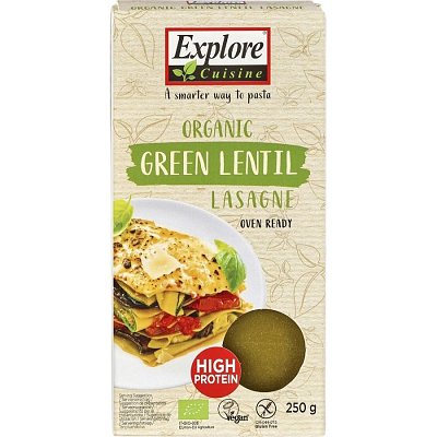 Lasagna din linte verde bio fara gluten - 250 g