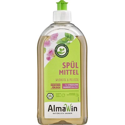 Detergent de vase organic cu trandafir salbatic si melisa - 500 ml