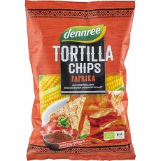 Tortilla chips cu ardei eco - 125 g