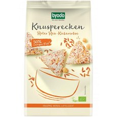 Mini Crackers din orez rosu si naut fara gluten - 90 g