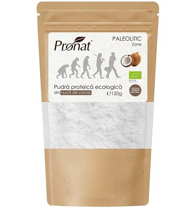 Pudra proteica bio din nuca de cocos, 120g