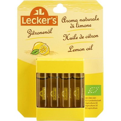 Ulei de lamaie bio, 4x2 ml Lecker\\\'s