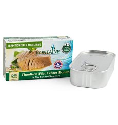 BONITO File de ton in ulei bio de floarea soarelui, 120g Fontaine