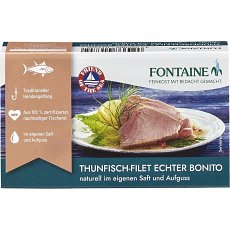 Bonito File de ton, in suc propriu, 120g Fontaine
