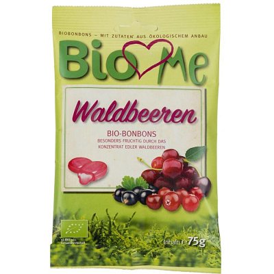Bomboane bio cu fructe de padure - 75 g