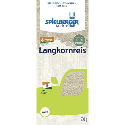 Orez alb cu bob lung Demeter - 500 g