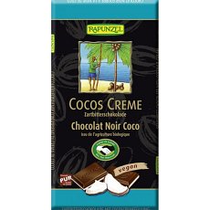 Ciocolata amaruie cu crema de cocos - 100 g