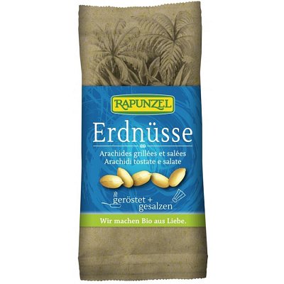 Arahide bio prajite si sarate - 75 g