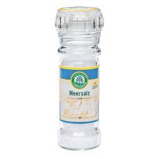 Sare de mare neiodata in rasnita de sticla - 100 g