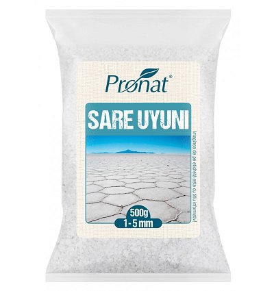 Sare din desertul UYUNI din Bolivia 1-5mm, 500g