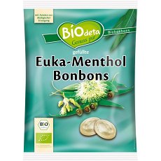 Bomboane bio cu eucalipt si mentol - 75 g
