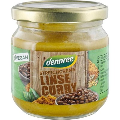 Pate vegetal eco cu linte si curry - 180 g