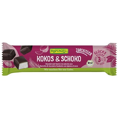 Baton de cocos cu glazura amaruie - 50 g