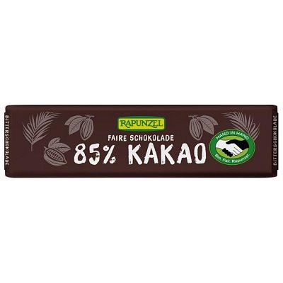 Ciocolata bio amaruie mica 85% cacao HIH - 20 g