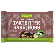 Ciocolata bio amaruie Cristalino 60% cacao si alune intregi HIH - 100 g