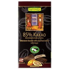 Ciocolata bio amaruie 85% cacao HIH - 80 g