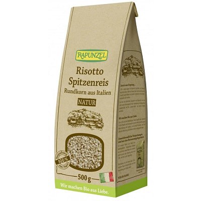 Orez Risotto bio cu bob rotund ascutit natur - 500 g