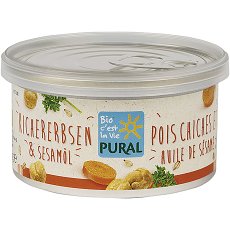 Pate vegetal bio cu naut si ulei de susan - 125 g