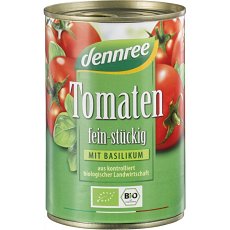 Rosii bucati in sos de rosii cu busuioc - 400 g