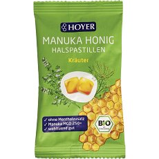 Dropsuri bio cu ierburi si miere de Manuka 250 fara gluten - 30 g