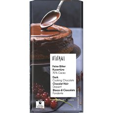Ciocolata bio cuvertura amaruie - 150 g