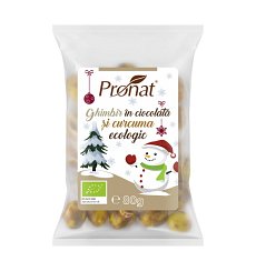 GHIMBIR GLAZURAT IN CIOCOLATA ALBA CU TURMERIC/CURCUMA, BIO, 80G