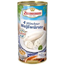 Crenvursti albi bio Munchen fara gluten - 530 g