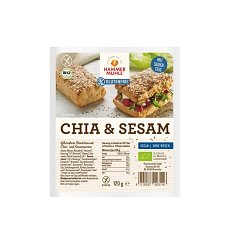 ECO/BIO Paina fara gluten cu maia, chia si susan, 120gr