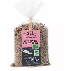 ECO/BIO Sare celtica aromantizata cu piper multicolor 250gr