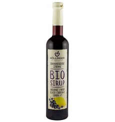 Sirop BIO din coacaze negre cu lamaie, 0,5 L HOLLINGER