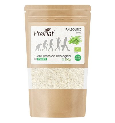 ECO/BIO Pudra proteica de mazare 200gr (PROTEINA 50%)