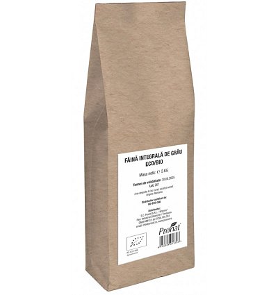 ECO/BIO Faina integrala de grau, 5kg