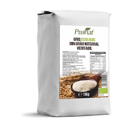 GRIS BIO DIN GRAU INTEGRAL VERITABIL 1KG