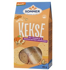 BISCUITI BIO CU MIGDALE SI CAISE, 150G SOMMER