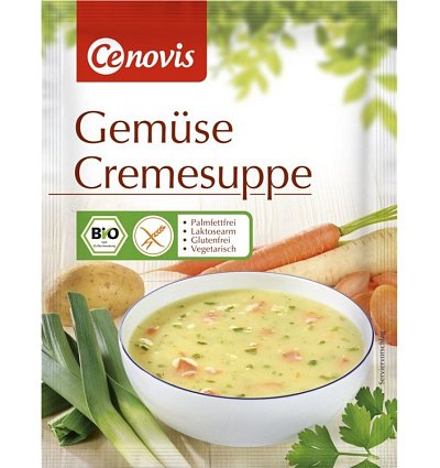 ECO/BIO Supa crema de legume 64gr, fara gluten