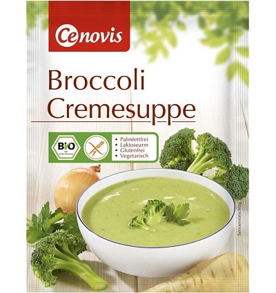 ECO/BIO Supa crema de brocoli,45gr, fara gluten