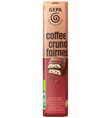 ECO/BIO baton de ciocolata umplut cu crema de lapte si crunch de cafea, 37.5gr