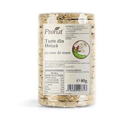 Turte din hrisca cu sare de mare, 80 g