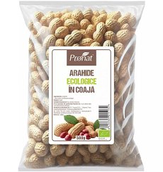 ECO/BIO Arahide in coaja usor prajite, 500gr
