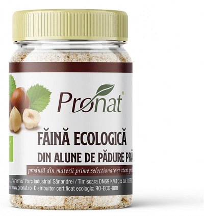 Bio Faina de alune prajite, 100gr