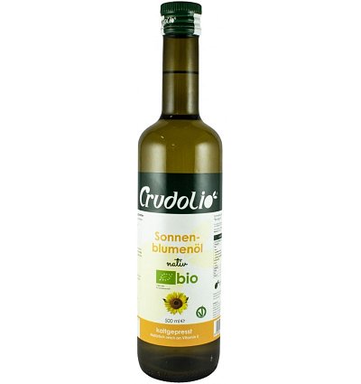 Ulei de floarea soarelui Bio 500 ml Crudolio