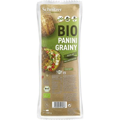 Chifle panini bio cu seminte fara gluten - 188 g
