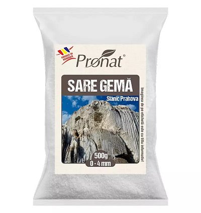 Sare alimentara Slanic Prahova gema 0-4 , 500gr