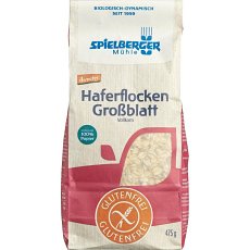 Fulgi mari de ovaz bio integrali FARA GLUTEN Demeter - 475 g