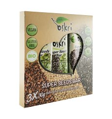 ECO/BIO Baton cu arahide si seminte 3*30g, 90g