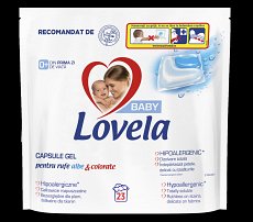 Detergent capsule Lovela Baby, pentru rufe albe & colorate, 23 spalari